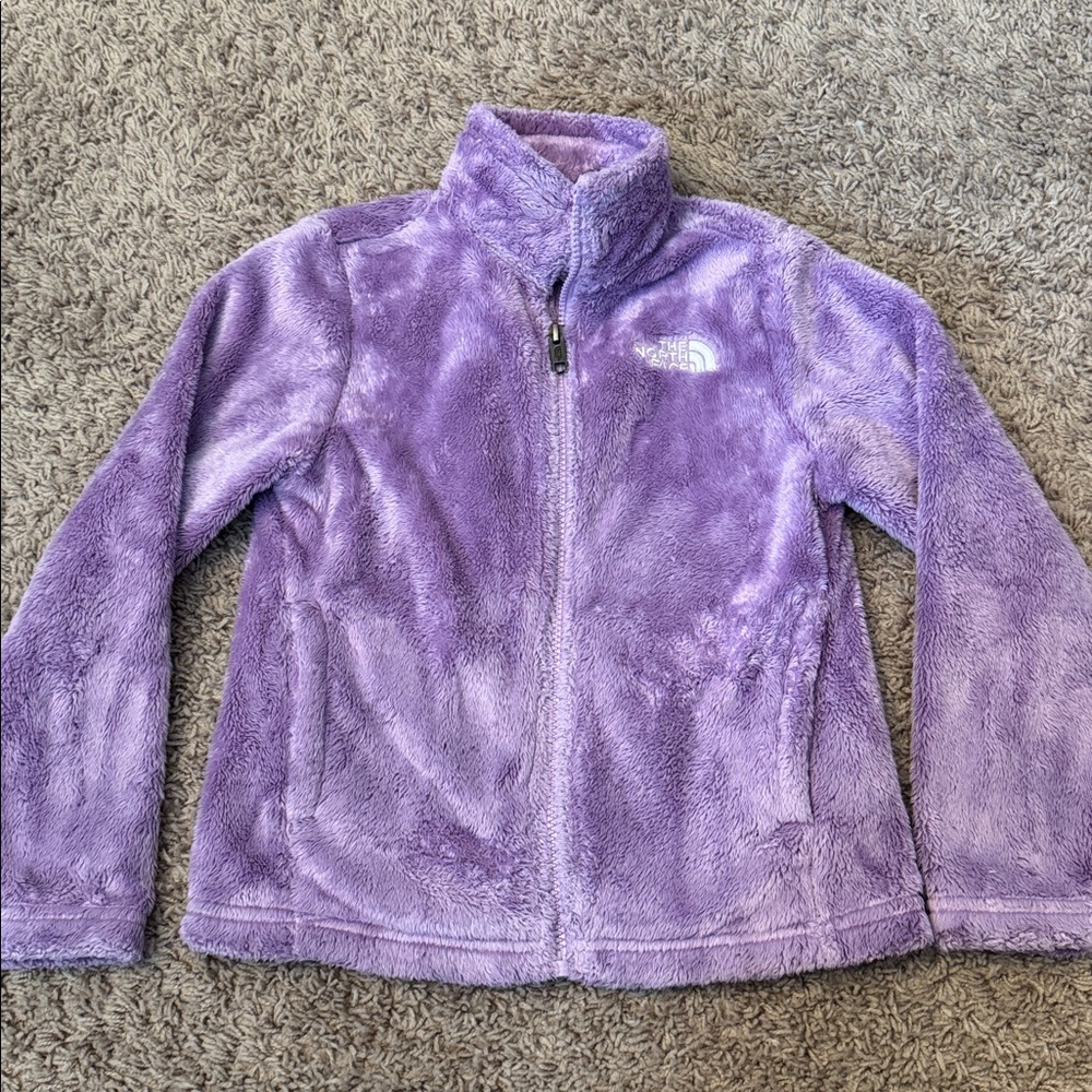 Girls north face fleece jacket
